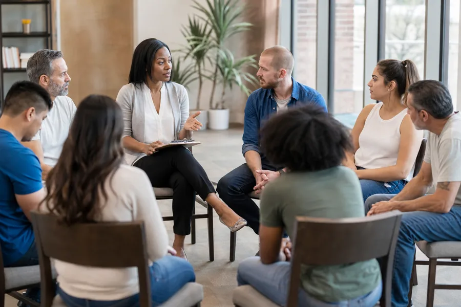 LegacySoberHome group therapy